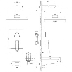 Lemark Душевая система Contest LM5822CW – фотография-2